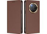 Custodia In Pelle Per Honor X9C/Magic7 Lite, Custodia Flip Magnetica In Finto Cuoio Con Supporto Marrone