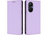 Custodia Per Telefono Cellulare Per Huawei Nova Y73, Flip Cover In Finto Cuoio Antiurto Custodia Magnetica Con Supporto Viola