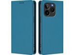 Custodia Per Telefono Cellulare Per Blu G54, Flip Cover In Finto Cuoio Antiurto Custodia Magnetica Con Supporto Blu