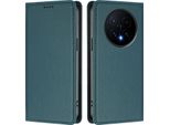 Custodia In Pelle Per Honor Magic8, Flip Case Magnetico In Finto Cuoio Con Supporto Verde