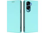 Custodia Per Telefono Cellulare Per Honor 90 Lite, Flip Cover In Finto Cuoio Antiurto Magnetica Con Supporto Turchese