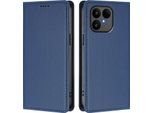 Custodia Per Telefono Cellulare Per Fairphone 6,Poliuretanopelle Flip Cover Antiurto Magnetico Con Supporto Blu Scuro