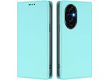 Custodia Per Telefono Cellulare Per Honor 200, Flip Cover In Finto Cuoio Antiurto Magnetica Con Supporto Turchese
