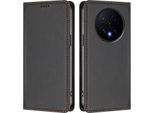 Custodia In Pelle Per Honor Magic8, Flip Case Magnetico In Finto Cuoio Con Supporto Nero