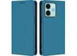 Custodia In Pelle Per Honor Play10, Custodia Flip Magnetica In Finto Cuoio Con Supporto Lake Blu