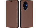 Custodia Per Telefono Cellulare Per Honor 200, Flip Cover In Finto Cuoio Antiurto Magnetica Con Supporto Marrone