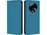 Custodia In Pelle Per Bold K50, Custodia Flip Magnetica In Finto Cuoio Con Supporto Lake Blu