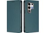 Custodia In Pelle Per Itel S25 Ultra, Custodia Flip Magnetica In Finto Cuoio Con Supporto Verde