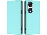 Custodia In Pelle Per Honor 90, Custodia Flip Magnetica In Finto Cuoio Con Supporto Verde Menta
