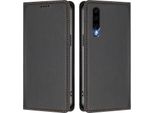 Custodia Per Telefono Cellulare Per Huawei P30, Flip Cover In Finto Cuoio Antiurto Custodia Magnetica Con Supporto Nero