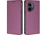 Custodia In Pelle Per Honor 400, Custodia Flip Magnetica In Finto Cuoio Con Supporto Viola