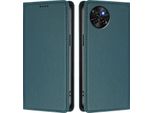 Custodia Per Telefono Cellulare Per Itel S23, Flip Cover In Finto Cuoio Antiurto Custodia Magnetica Con Supporto Verde