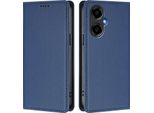 Custodia Per Telefono Cellulare Per Blu G64, Flip Cover In Finto Cuoio Antiurto Custodia Magnetica Con Supporto Blu Scuro