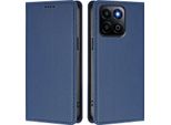 Custodia Per Telefono Cellulare Per Honor 400 Smart /Honor X7D, Custodia Magnetica Antiurto Flip Cover In Finto Cuoio Con Supporto Blu Scuro