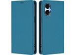 Custodia In Pelle Per Blu G53, Custodia Magnetica In Finto Cuoio Flip Con Supporto Lake Blu