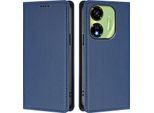 Custodia Per Telefono Cellulare Per Itel P55 5G, Custodia Magnetica Antiurto Flip Cover In Finto Cuoio Con Supporto Blu Scuro