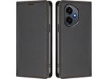 Custodia Per Telefono Cellulare Per Honor 400, Flip Cover In Finto Cuoio Antiurto Magnetica Con Supporto Nero