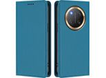 Custodia In Pelle Per Honor X9C/Magic7 Lite, Custodia Flip Magnetica In Finto Cuoio Con Supporto Lake Blu