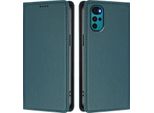 Custodia Per Telefono Cellulare Per Motorola Moto G22 / Moto E22S, Flip Cover In Finto Cuoio Antiurto Magnetica Con Supporto Verde