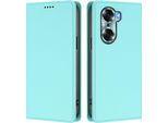 Custodia Per Telefono Cellulare Per Honor 60, Flip Cover In Finto Cuoio Antiurto Magnetica Con Supporto Turchese