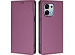 Custodia In Pelle Per Oppo A6 Pro 5G/Oppo A6 Pro 4G, Custodia Flip Magnetica In Finto Cuoio Con Supporto Viola