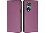 Custodia In Pelle Per Huawei Nova 9 /Honor 50, Flip Case Magnetico In Finto Cuoio Con Supporto Purple