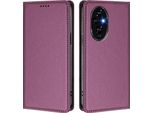 Custodia Per Telefono Cellulare Per Honor 200 Pro, Flip Cover In Finto Cuoio Antiurto Magnetica Con Supporto Viola