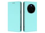 Custodia In Pelle Per Honor Magic7 Pro, Custodia Flip Magnetica In Finto Cuoio Con Supporto Verde Menta