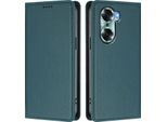 Custodia Per Telefono Cellulare Per Honor 60, Flip Cover In Finto Cuoio Antiurto Magnetica Con Supporto Verde