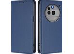Custodia Per Telefono Cellulare Per Nothing Phone 3A Pro,Poliuretanoleather Flip Cover Custodia Magnetica Antiurto Con Supporto Blu Scuro