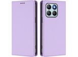 Custodia Per Telefono Cellulare Per Honor X8B, Flip Cover In Finto Cuoio Antiurto Magnetica Con Supporto Viola