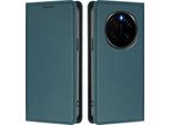 Custodia In Pelle Per Honor Magic7 Pro, Flip Case Magnetico In Finto Cuoio Con Supporto Verde