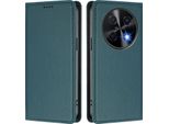 Custodia Per Telefono Cellulare Per Huawei Nova 12I /Nova 13I, Custodia Magnetica Antiurto Flip Cover In Finto Cuoio Con Supporto Verde