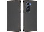 Custodia In Pelle Per Infinix Hot 60 Pro 4G, Custodia Flip Magnetica In Finto Cuoio Con Supporto Nero