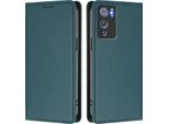 Custodia Per Telefono Cellulare Per Doogee N60 Pro, Flip Cover In Finto Cuoio Antiurto Magnetica Con Supporto Verde