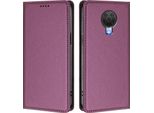 Custodia In Pelle Per Nokia G20 /Nokia G10 /Nokia 6.3, Flip Case Magnetico In Finto Cuoio Con Supporto Purple