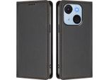 Custodia In Pelle Per Itel A50C, Custodia Flip Magnetica In Finto Cuoio Con Supporto Nero