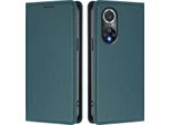 Custodia In Pelle Per Huawei Nova 9 Pro /Honor 50 Pro, Custodia Flip Magnetica In Finto Cuoio Con Supporto Verde