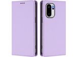 Custodia Per Telefono Cellulare Per Oneplus Ace 6, Flip Cover In Finto Cuoio Antiurto Custodia Magnetica Con Supporto Viola