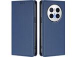 Custodia In Pelle Per Huawei Mate 70 Pro/Mate 70 Pro+, Custodia Flip Magnetica In Finto Cuoio Con Supporto Blu Scuro