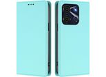 Custodia In Pelle Per Itel A60 / Itel A60S, Custodia Flip Magnetica In Finto Cuoio Con Supporto Verde Menta