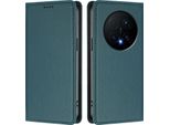 Custodia In Pelle Per Honor Magic8 Pro, Custodia Flip Magnetica In Finto Cuoio Con Supporto Verde