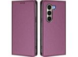 Custodia In Pelle Per Itel A95, Custodia Magnetica In Finto Cuoio Flip Con Supporto Purple