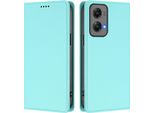 Custodia In Pelle Per Motorola Moto G Stylus 5G 2024, Custodia Flip Magnetica In Finto Cuoio Con Supporto Verde Menta