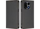 Custodia Per Telefono Cellulare Per Oneplus 15, Flip Cover In Finto Cuoio Antiurto Magnetica Con Supporto Nero