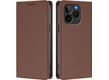 Custodia Per Telefono Cellulare Per Blu Bold K10/Blu G54, Custodia Magnetica Antiurto Flip Cover In Finto Cuoio Con Supporto Marrone