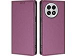 Custodia Per Telefono Cellulare Per Oneplus 13, Flip Cover In Finto Cuoio Antiurto Magnetica Con Supporto Viola