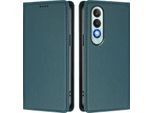 Custodia In Pelle Per Oneplus Nord CE4, Custodia Magnetica In Finto Cuoio Con Supporto Verde