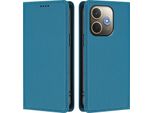 Custodia In Pelle Per Oppo A5 Pro 4G/A5 Pro 5G, Custodia Flip Magnetica In Finto Cuoio Con Supporto Lake Blu