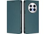 Custodia In Pelle Per Huawei Mate 70 Pro/Mate 70 Pro+, Custodia Magnetica In Finto Cuoio Con Supporto Verde